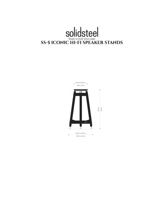 Solidsteel SS-5 speaker stands - Speaker stands - 4