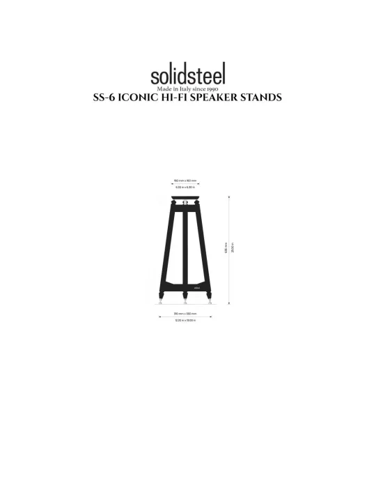 Solidsteel SS-6 kolonėlių stovai - Kolonėlių stovai - 4