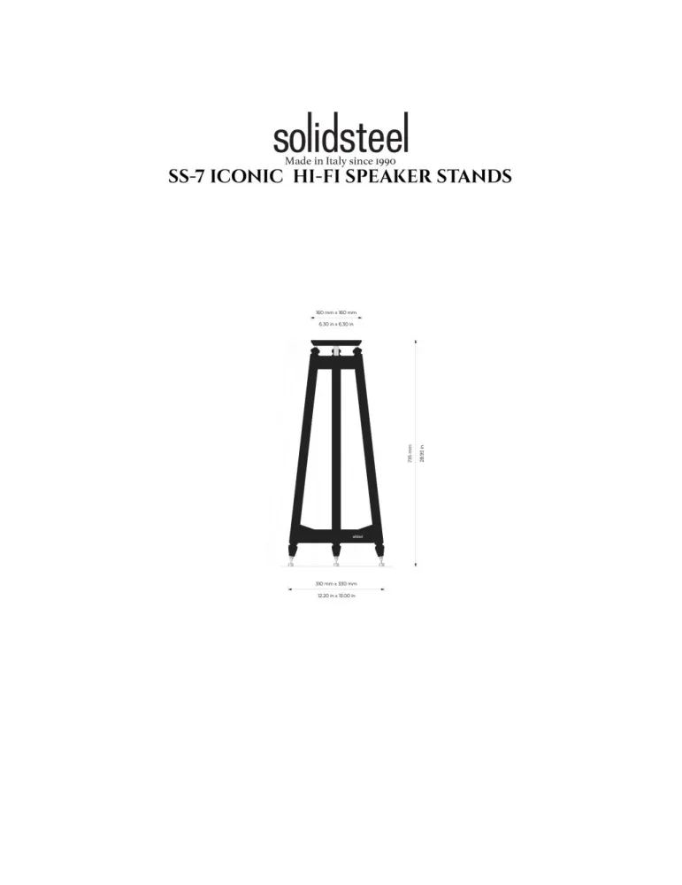 Solidsteel SS-7 speaker stands - Speaker stands - 5