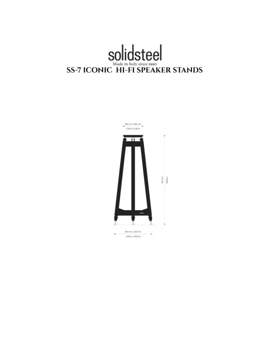 Solidsteel SS-7 speaker stands - Speaker stands - 5