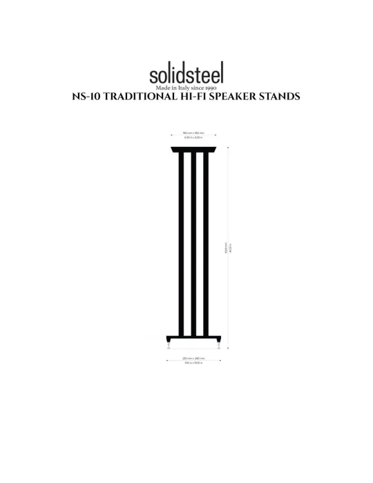 Solidsteel NS-10 speaker stands - Speaker stands - 2