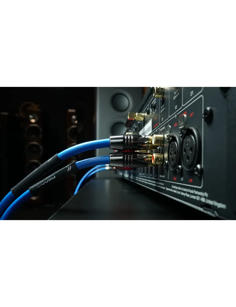 Melodika Sky Blue RCA tarpblokiniai kabeliai - Tarpblokiniai kabeliai - 5