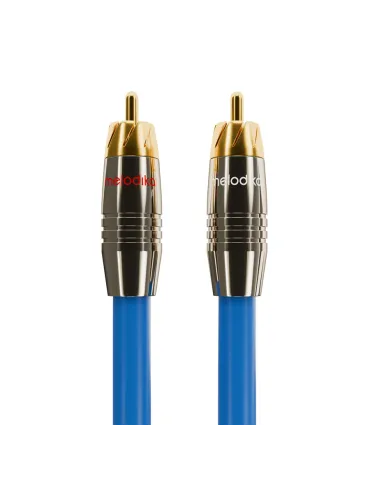 Melodika Sky Blue RCA interconnect cables