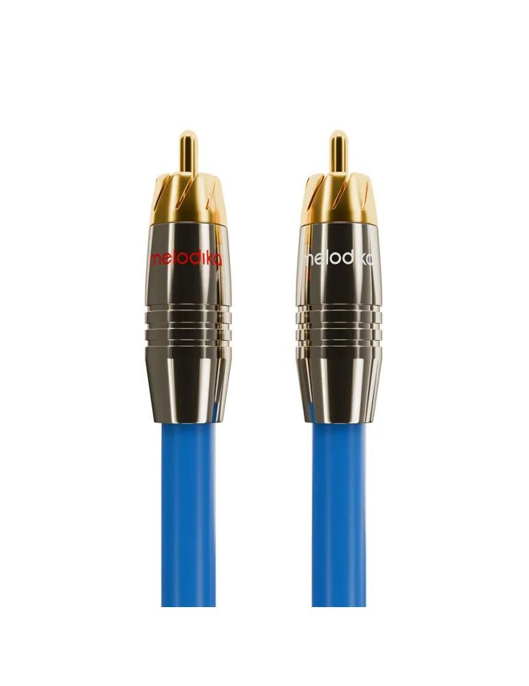 Melodika Sky Blue RCA tarpblokiniai kabeliai - Tarpblokiniai kabeliai - 1