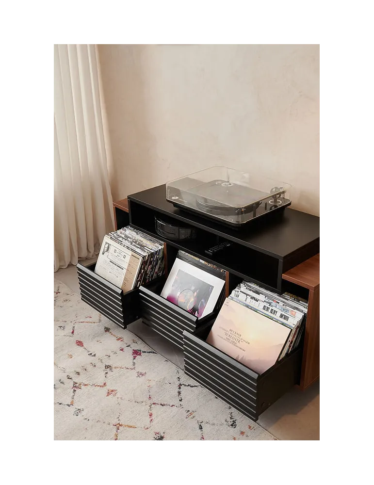 Norstone Oslo 1200 spintelė aparatūrai ir plokštelėms - Spintelės aparatūrai - 5