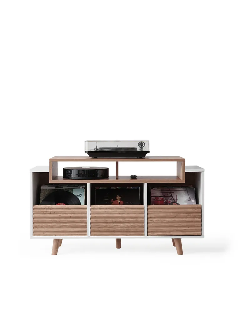 Norstone Oslo 1200 spintelė aparatūrai ir plokštelėms - Spintelės aparatūrai - 4