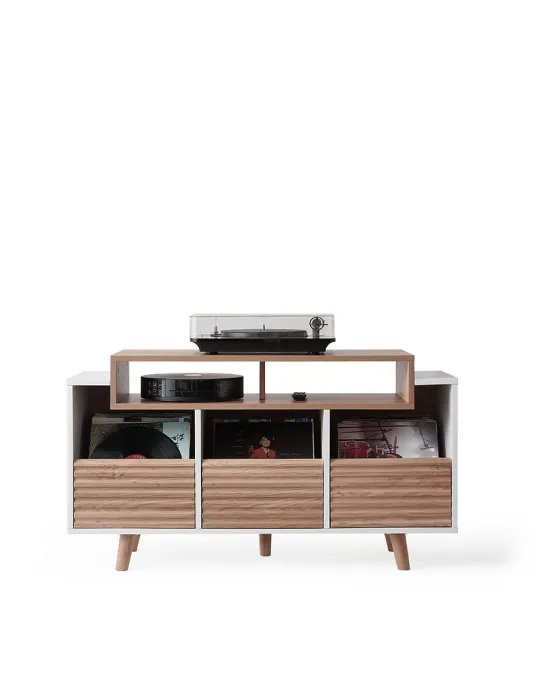 Norstone Oslo 1200 spintelė aparatūrai ir plokštelėms - Spintelės aparatūrai - 4