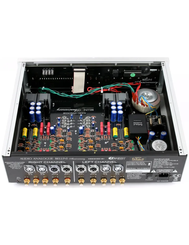 Audio Analogue "Bellini Anniversary" pradinis stiprintuvas - Pradiniai stiprintuvai - 6