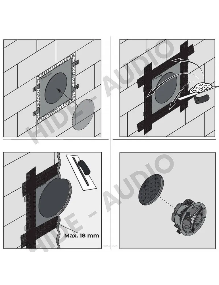 DALI Phantom E-60 galinė dėžutė - Įmontuojamos kolonėlės - 3