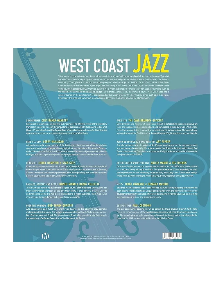 V.A. West coast jazz, 1LP 180g - Vinyl Records - 3