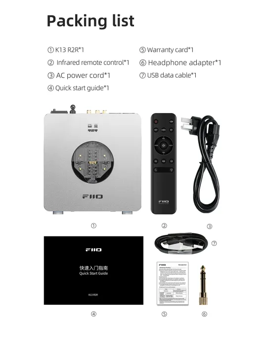 FIIO K13 R2R DAC/headphone amplifier - Headphone amplifiers - 7