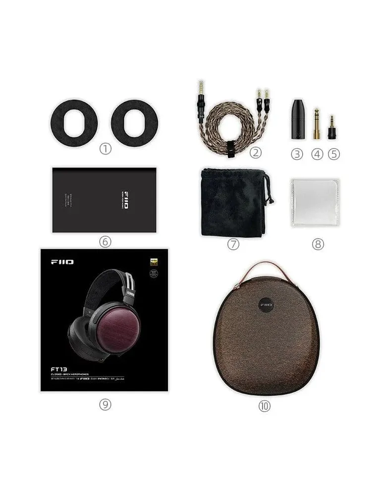 FIIO FT13 uždaro tipo ausinės - Dedamos ant ausų (on-ear) - 4