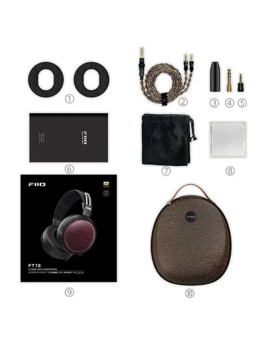 FIIO FT13 uždaro tipo ausinės - Dedamos ant ausų (on-ear) - 4