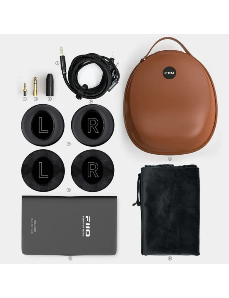 FIIO FT5 open-back planar headphones - On-ear headphones - 6