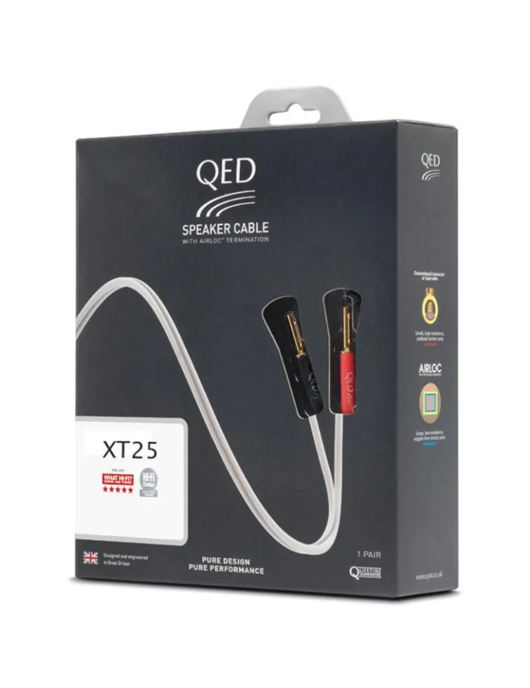 QED XT25 speaker cable with banana plugs - Speaker cables with plugs - 3