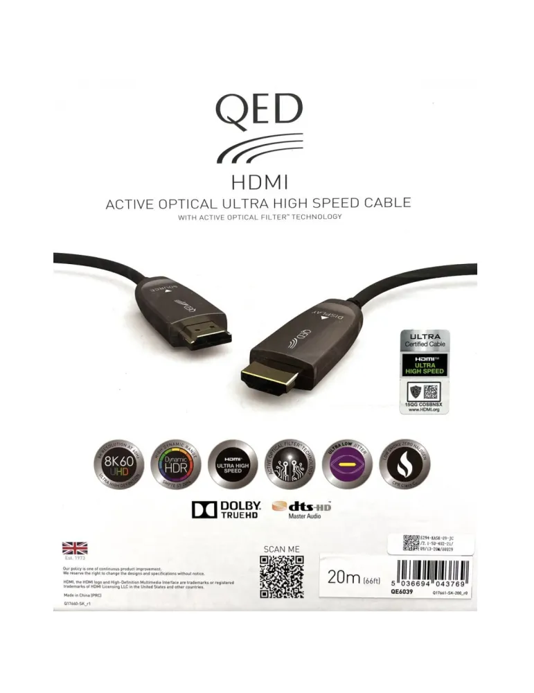 QED Performance Optical Ultra high speed HDMI cable - HDMI cables - 2