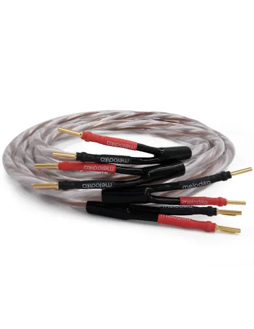 Melodika Brown Sugar 4,5mm2 terminated speaker cable - Speaker cables with plugs - 1