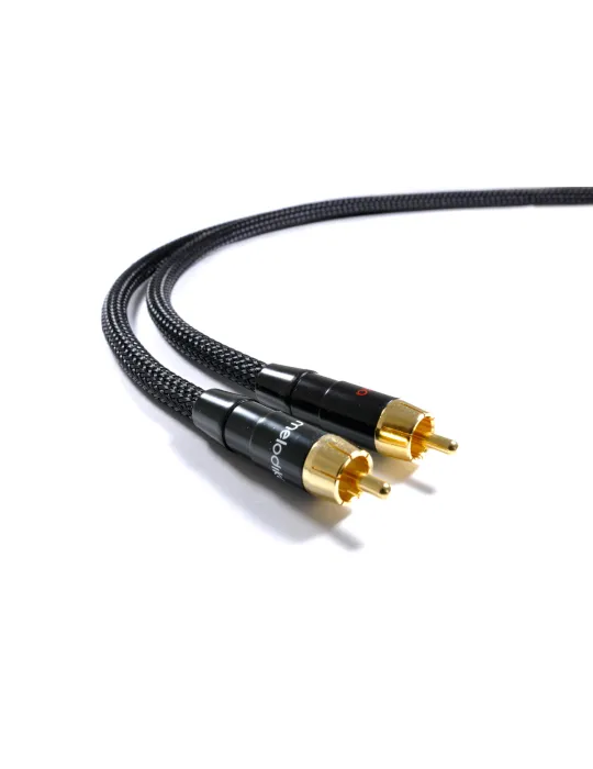 Melodika Purple Black edition RCA tarblokinis kabelis - Tarpblokiniai kabeliai - 2