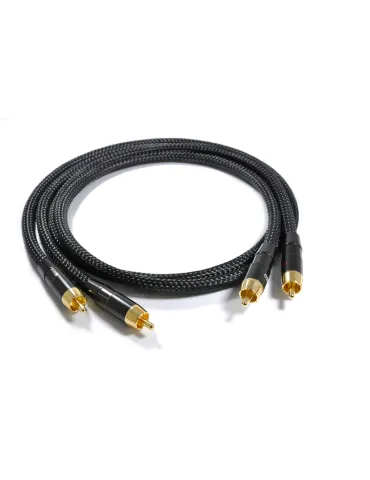 Melodika Purple Rain Black edition RCA interconnect cable - Interconnect cables - 1