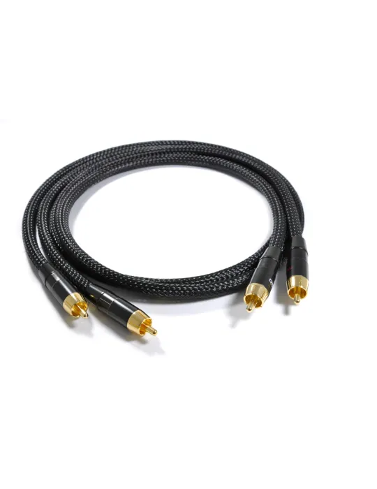 Melodika Purple Rain Black edition RCA interconnect cable - Interconnect cables - 1