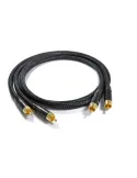 Melodika Purple Rain Black edition RCA interconnect cable - Interconnect cables - 1