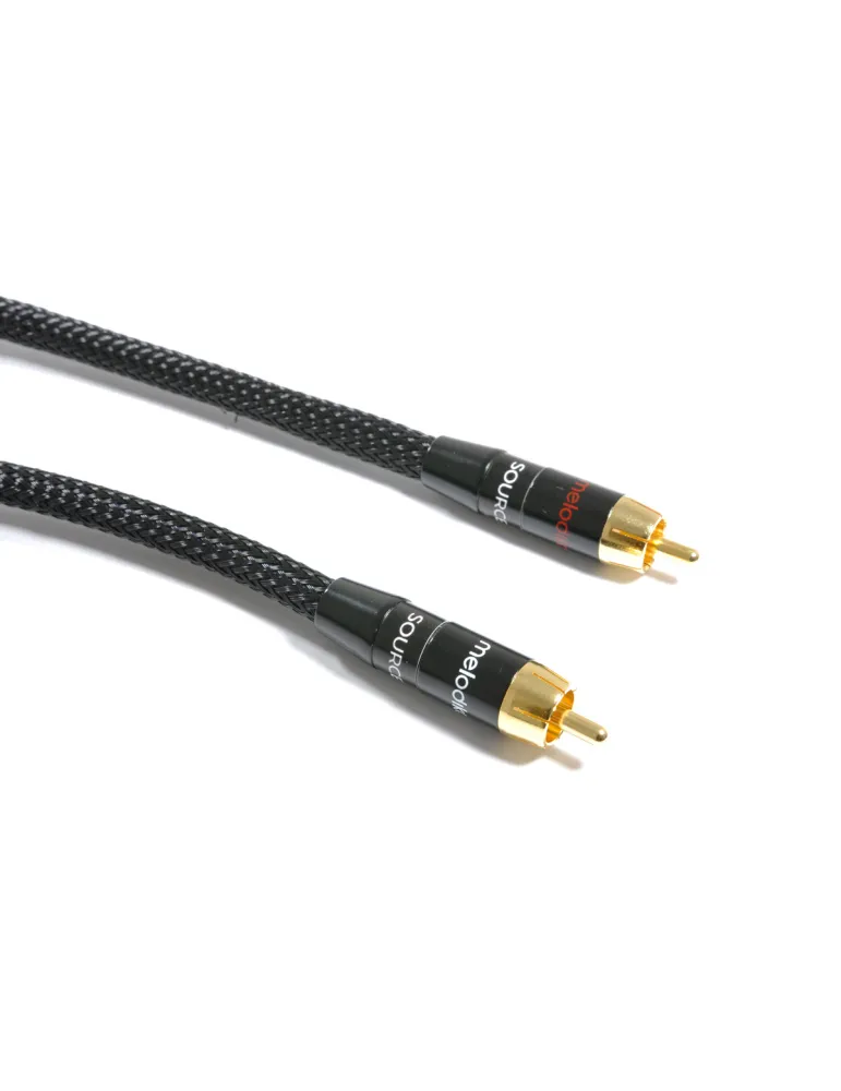Melodika Purple Black edition RCA tarblokinis kabelis - Tarpblokiniai kabeliai - 3