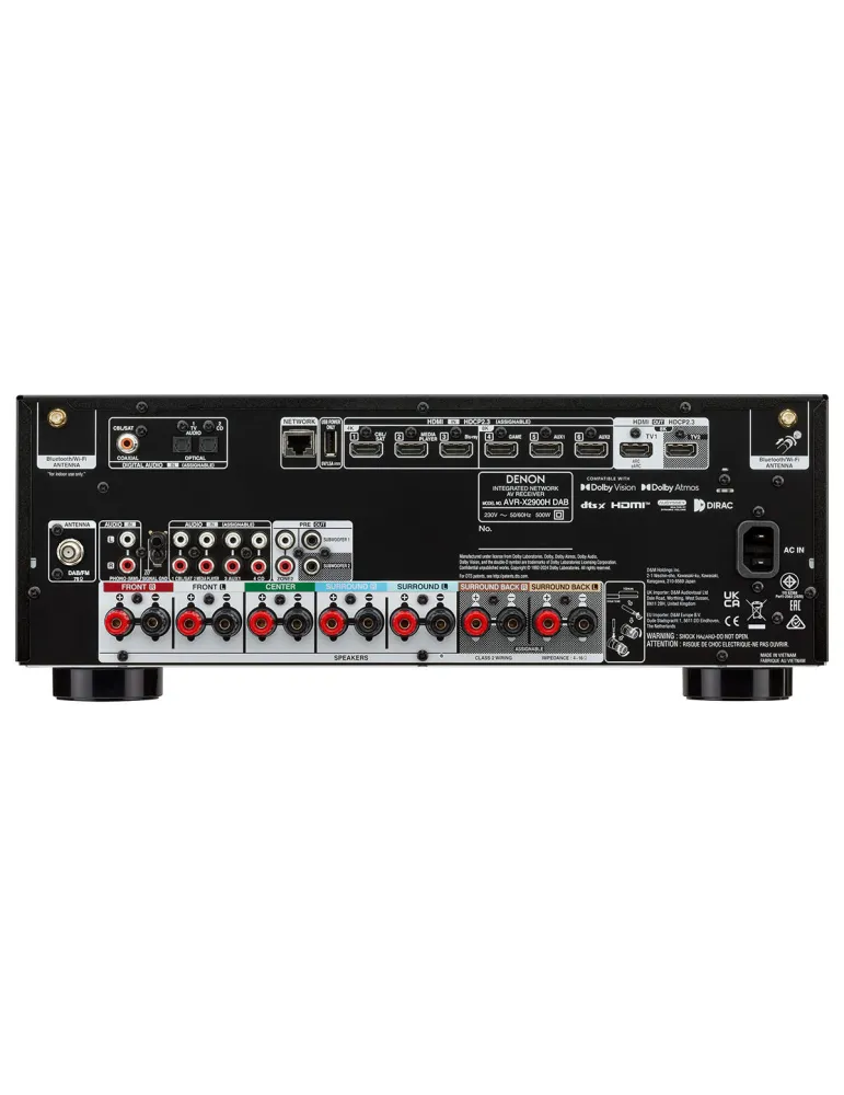 DENON AVR-X2900H DAB 7.2 receiver - Receivers - 3