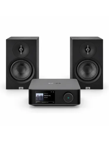 Wiim AMP Ultra + ELAC Debut B6.3 compact stereo system