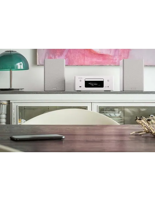 Denon CEOL N10 mini HiFi garso sistema su HEOS bei Amazon Alexa - Mini HiFi sistemos