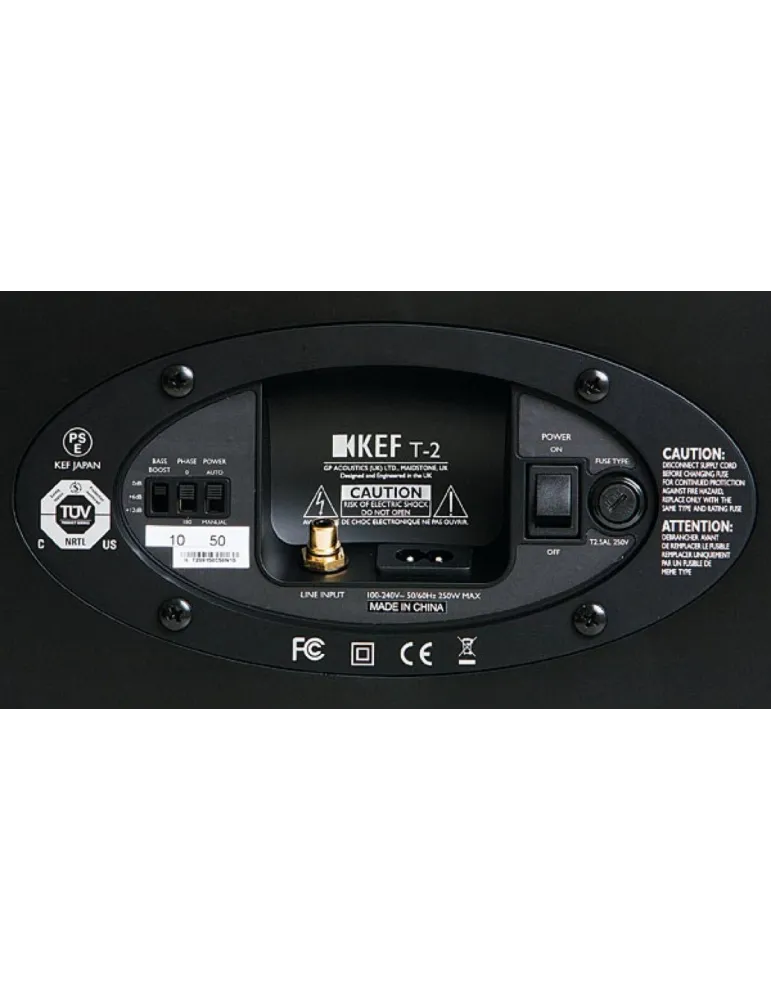 KEF T2 slim sealed box subwoofer - Subwoofers - 3