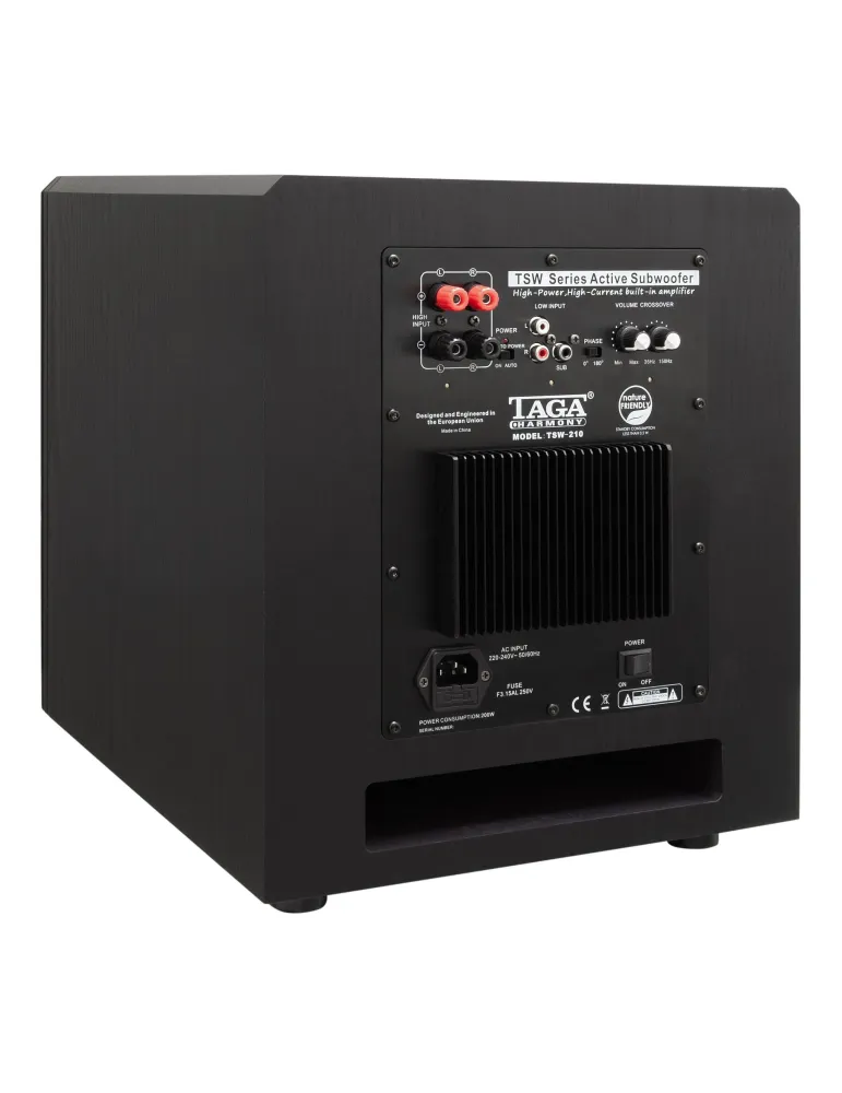 TAGA Harmony TSW-210 subwoofer 10" 200W RMS - Subwoofers - 5