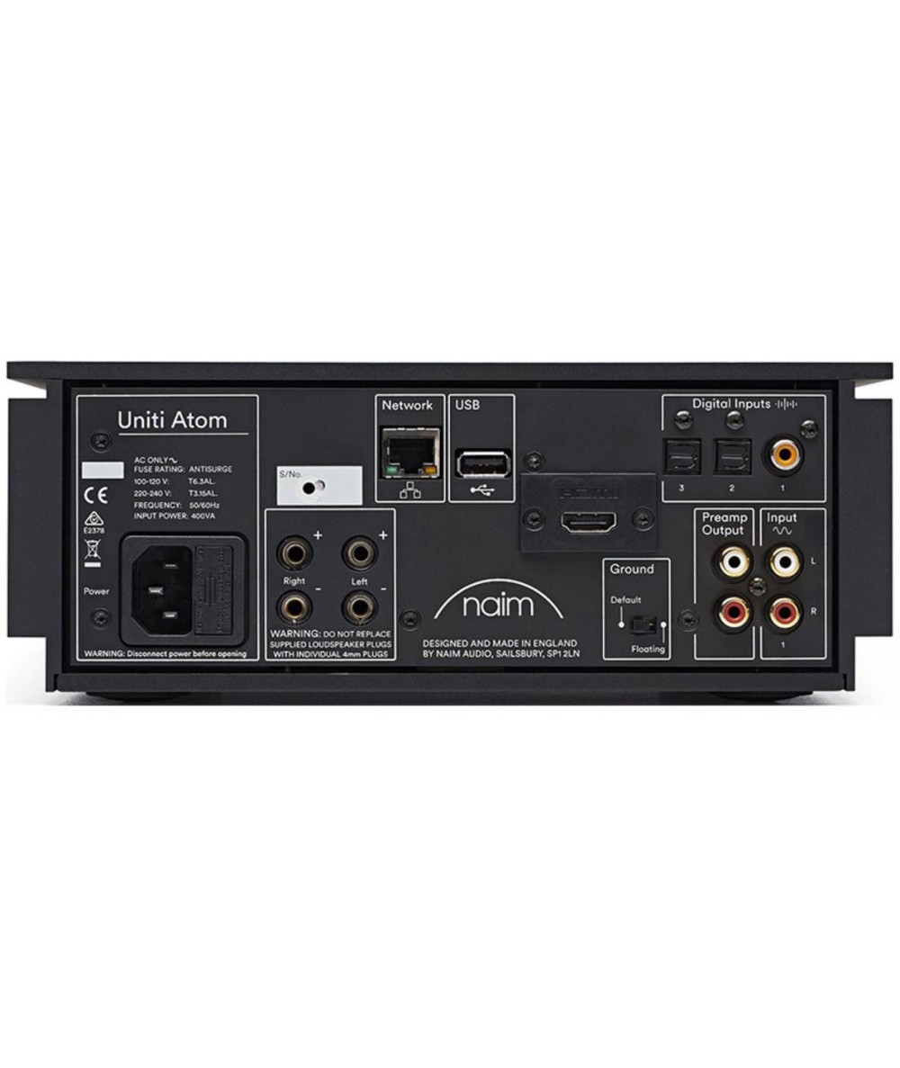 Naim Uniti Atom HDMI garso stiprintuvas su tinklo grotuvu - Stereo stiprintuvai