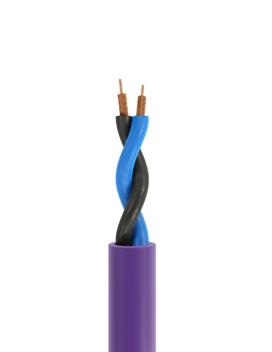 Melodika Purple Rain 2x1,5mm2 speaker cable with banana plugs (pair) - Speaker cables with plugs - 3