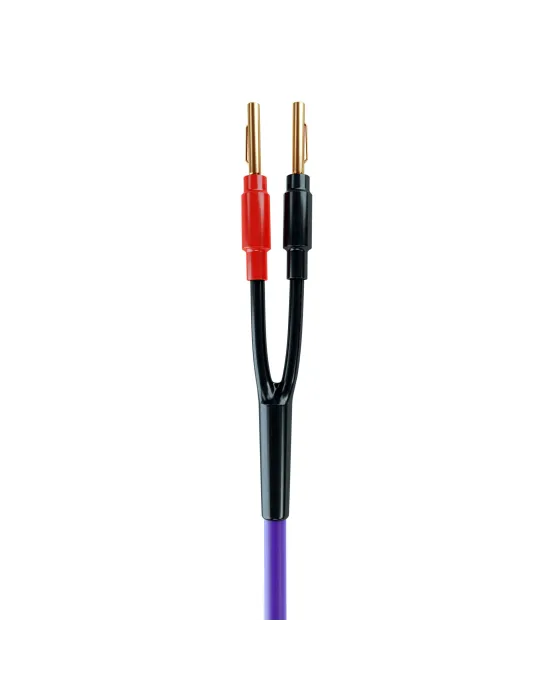 Melodika Purple Rain 2x4,0mm2 terminated speaker cable - Speaker cables with plugs - 2