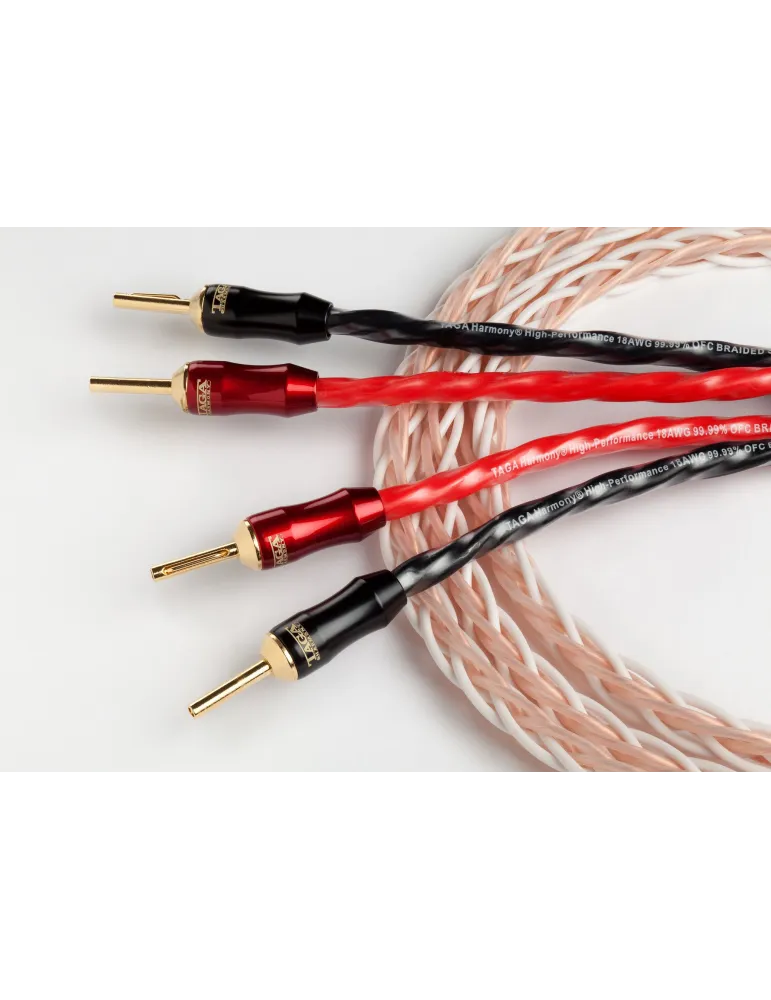 TAGA Harmony Platinum 18-8C kolonėlių kabelis su antgaliais - Kolonėlių kabeliai su antgaliais