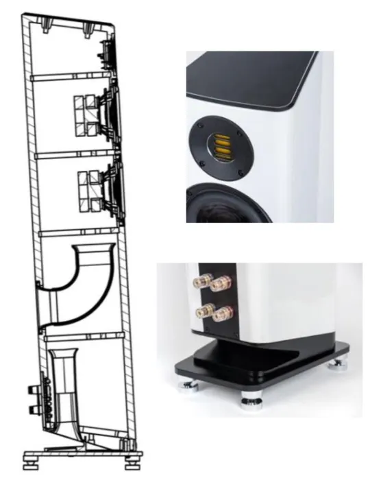 ELAC Vela FS 407 - Grindinės kolonėlės