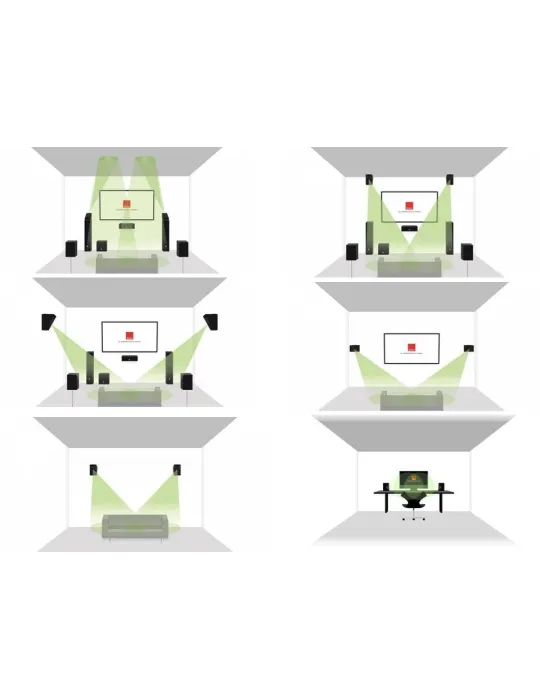 DALI Alteco C-1 Dolby Atmos surround speakers (pair) - Surround speakers - 5