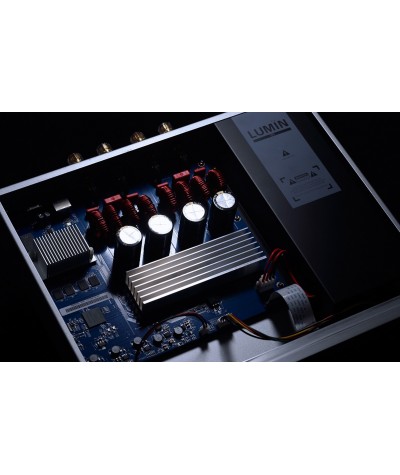 Lumin M1 garso stiprintuvas su tinklo grotuvu - Stereo stiprintuvai