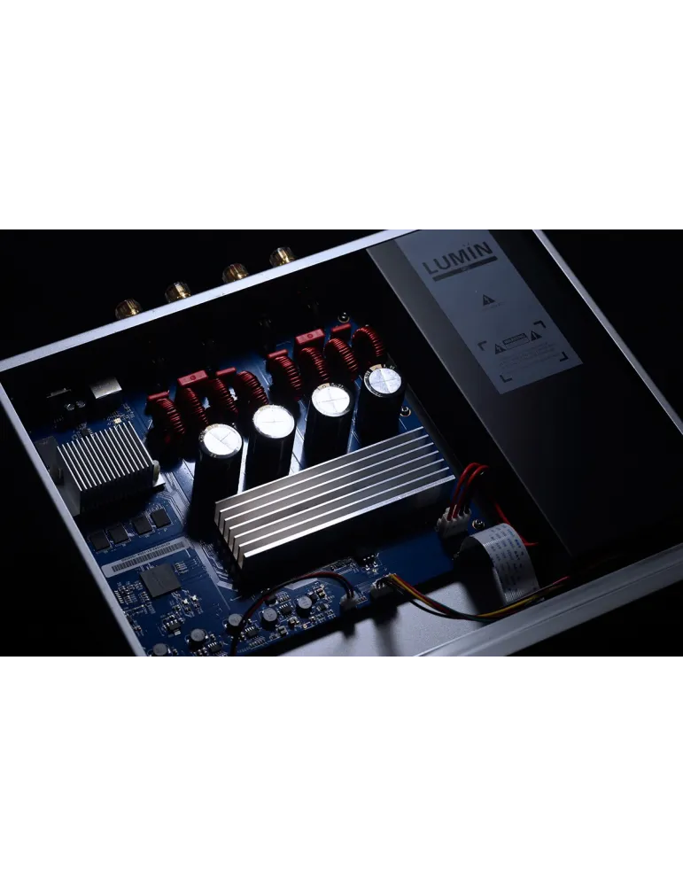 Lumin M1 garso stiprintuvas su tinklo grotuvu - Stereo stiprintuvai