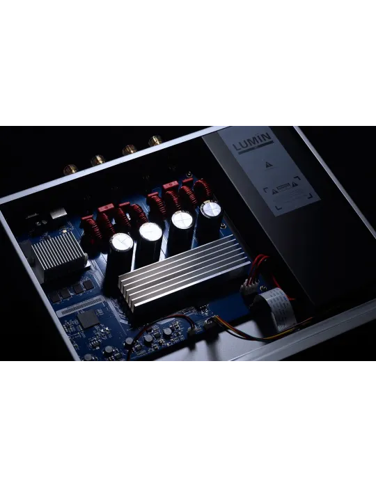 Lumin M1 garso stiprintuvas su tinklo grotuvu - Stereo stiprintuvai