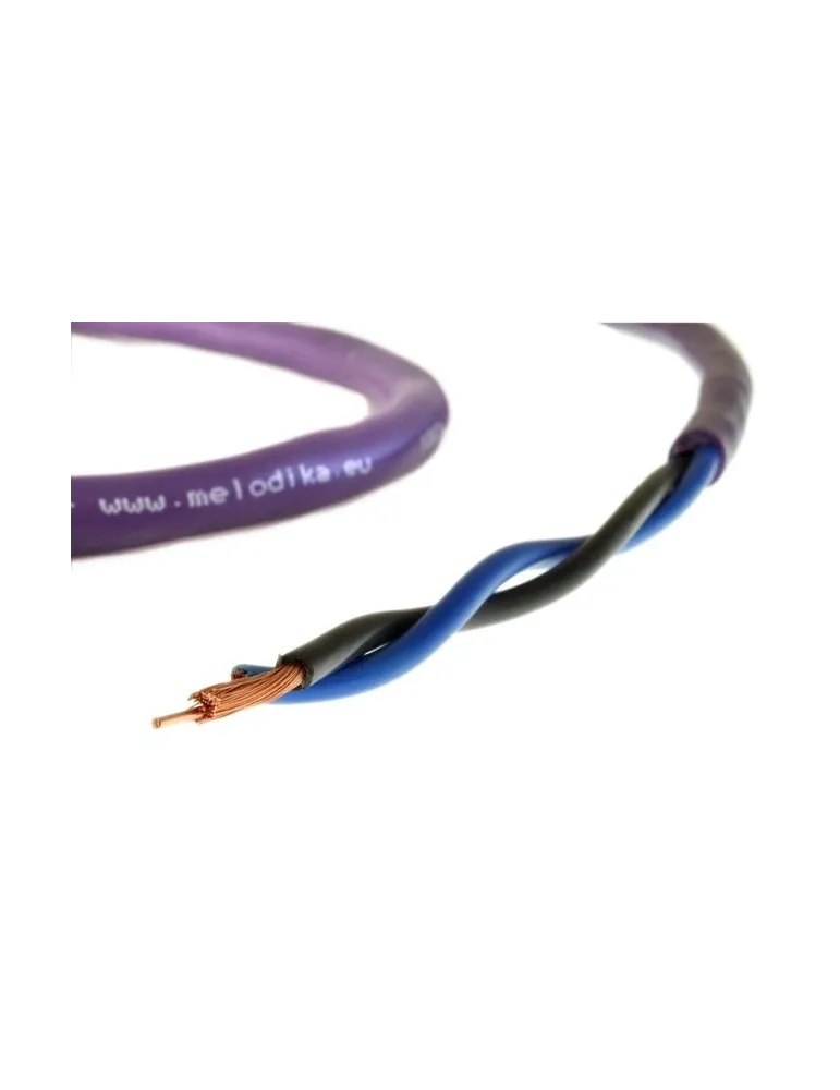 Melodika Purple Rain 2x4,0mm2 kolonėlių kabelis - Matuojami kolonėlių kabeliai - 1