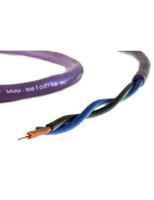 Melodika Purple Rain 2x4,0mm2 kolonėlių kabelis - Matuojami kolonėlių kabeliai - 1