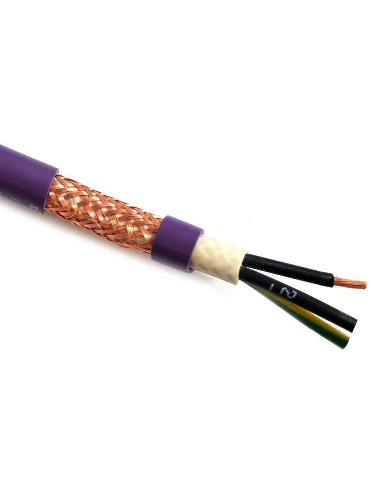 Melodika Purple Rain shielded power cable 3x2,5mm2 - Power cables - 1