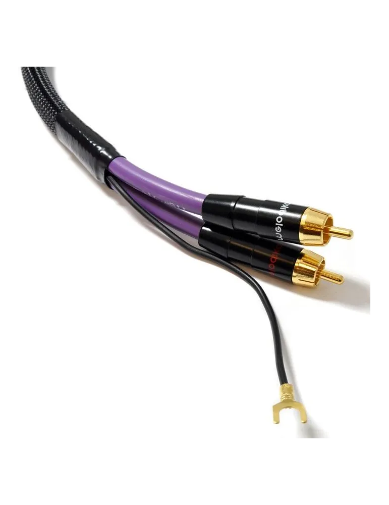 Melodika Purple Rain RCA cable for turntable - Interconnect cables - 1
