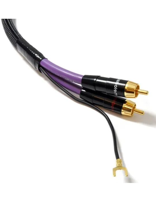 Melodika Purple Rain RCA cable for turntable - Interconnect cables - 1