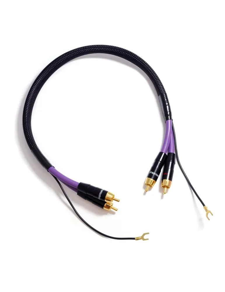 Melodika Purple Rain RCA cable for turntable - Interconnect cables - 2