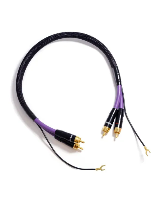 Melodika Purple Rain RCA cable for turntable - Interconnect cables - 2