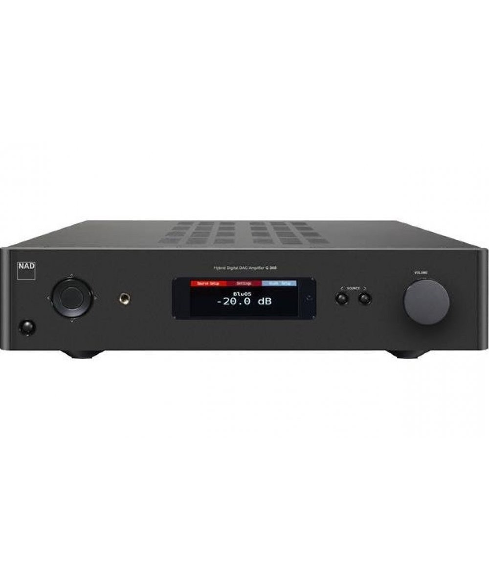 NAD C368 stereo stiprintuvas su DAC - Stereo stiprintuvai