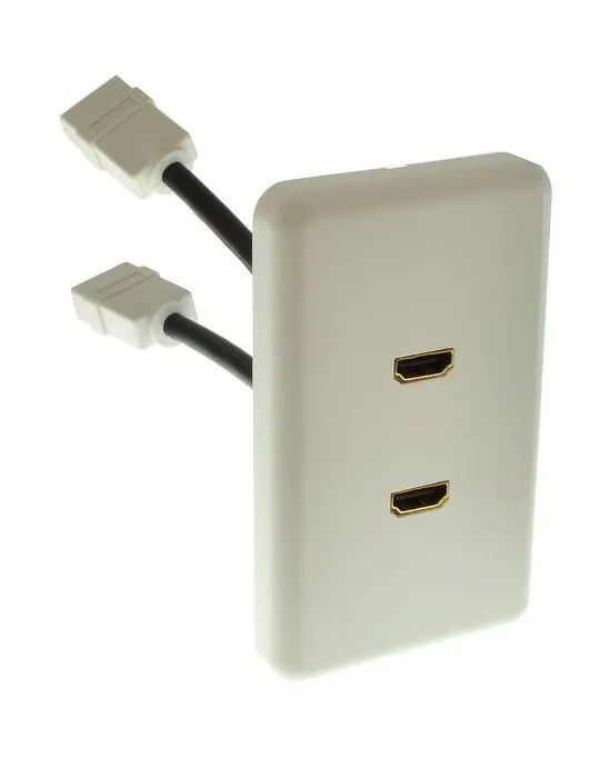 Melodika sieninė 2xHDMI jungtis - Instaliacijai