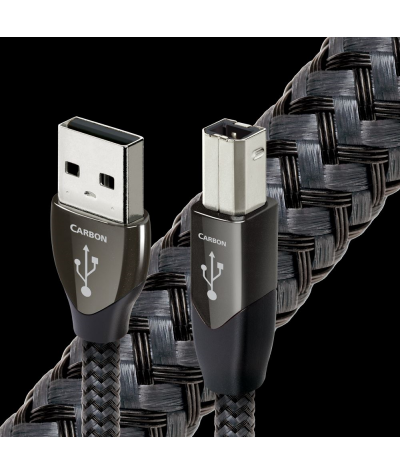 AudioQuest Carbon USB A-B audio kabelis 
